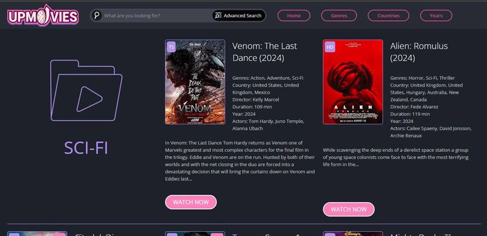 UpMovies