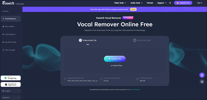 How to Remove Vocals from Song with AI Free