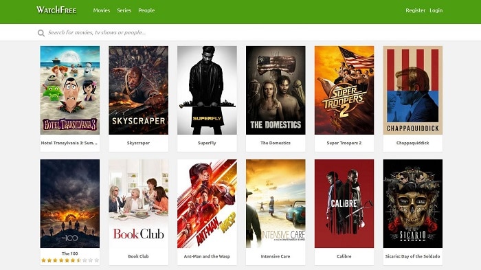 websites for watching free movies