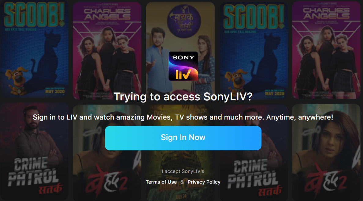 sony liv