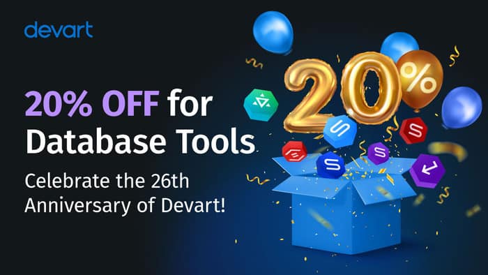 Devart Celebrates Its 26th Anniversary With An Exclusive Promo Campaign