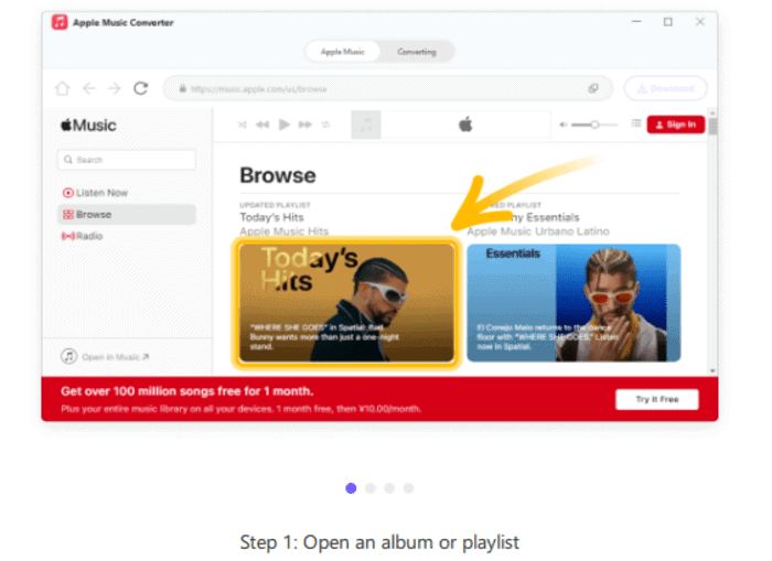 step 3 of convert apple music to mp3